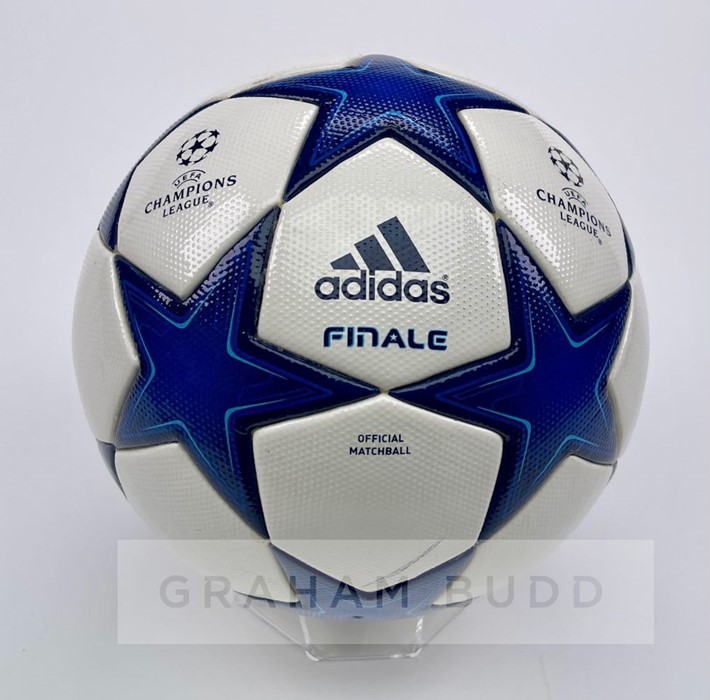 2010 UEFA Champions League official matchball signed by the Tottenham Hotspur team v Inter Milan, on