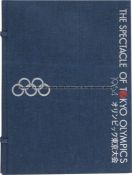 A Spectacle of Tokyo Olympics 1964 Japan Olympic Games Souvenir Book,  the green bound volume, in