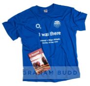 Final Match at Highbury Stadium blue souvenir t-shirt & a Arsenal v Wigan Athletic official