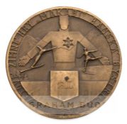 Bronze medal from the 1936 Second Winter Jewish Maccabiah Games at Banska, Bystrica, 18th- 22nd