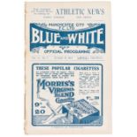 Manchester City 'Blue & White' official programme v Bury, at Hyde Road, 13th October 1917, Vol. 11