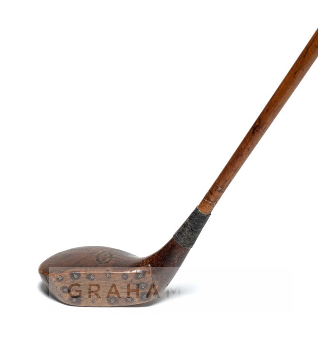 An Anderson patent putter, hickory shaft