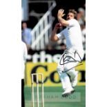 England cricket legend Sir Ian Botham signed red cricket ball and photograph, the photo an 8 by