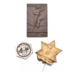 Czechoslovakia 1929 First European Jewish Maccabi Games fifth place prize medal for the Men’s