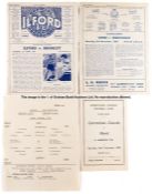 146 Ilford FC home and away programmes dating between seasons 1957-58 and 1959-60, comprising 50 x