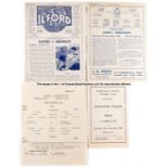146 Ilford FC home and away programmes dating between seasons 1957-58 and 1959-60, comprising 50 x