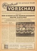 Borussia Dortmund v Manchester United Vorschau newspaper-style programme 21st November 1956,