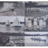 Fine collection of 1912 Stockholm Olympic Games official b & w pictorial postcards, extensive