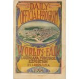 1904 St Louis Olympic Games official daily programme for Tuesday 23rd August, 16-page programme with