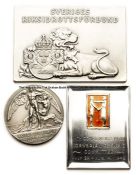 Trio of  medals presented to Group Captain A.H. Owen MC Commandant of the Richmond Park Olympic