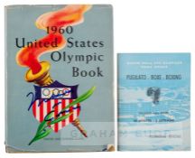 1960 United States Olympic Book signed to the front dust jacket by Rome 1960 Olympic Games gold