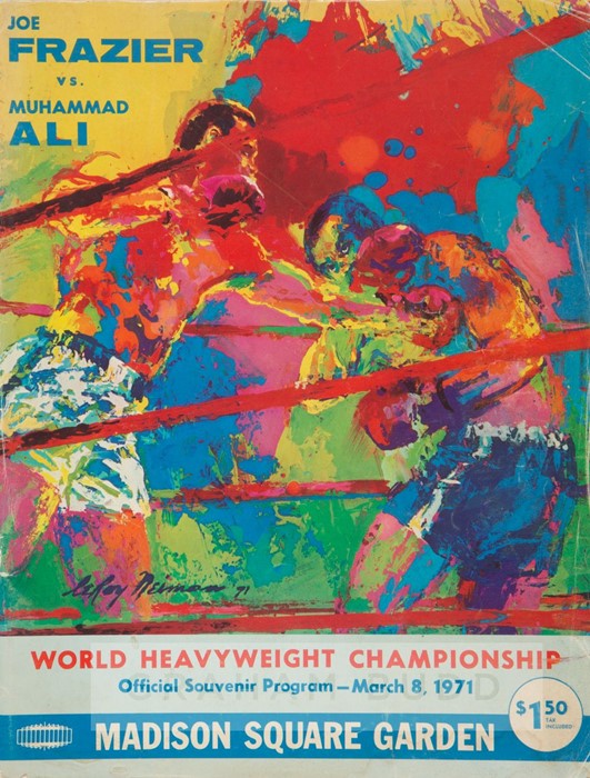 Muhammad Ali v Joe Frazer World Heavyweight Championship official onsite programme, held at
