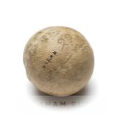 A very fine and rare mint unused ‘ALLAN’ stamped featherie ball, also inscribed with contemporary