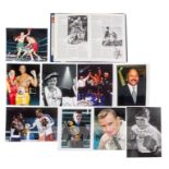 Boxing Legends signed Encyclopaedia of Boxing by Gilbert Odd, published by Hamlyn, 1983, signed in