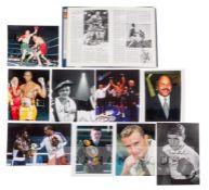 Boxing Legends signed Encyclopaedia of Boxing by Gilbert Odd, published by Hamlyn, 1983, signed in