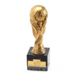 West Germany 1974 FIFA World Cup miniature replica trophy awarded to the organising committee,