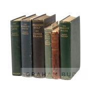 Six volumes on golf by Harry Vardon and James Braid, Vardon: two copies of the Complete Golfer,