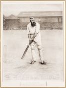 After Archibald J. Stuart Wortley (1849-1905) DR W G GRACE AT THE WICKET, photogravure, published by