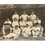 Black & white photograph of the Surrey cricket team during their all-conquering period of the 1880s,