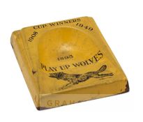 Souvenir Wolverhampton Wanderers cast iron 'vide poche' (empty pockets) dish commemorating their