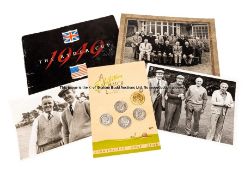 Joseph E. Gent Yorkshire Amateur Champion 1947 and England International team 1930 golf medals and