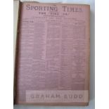 The Sporting Times “The Pink Un” bound newspaper, dating from 16th February to 28th December 1901,