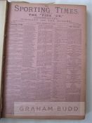 The Sporting Times “The Pink Un” bound newspaper, dating from 16th February to 28th December 1901,