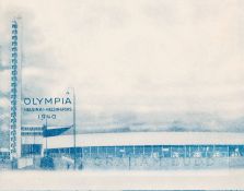 1940 Helsinki Olympic Games (Cancelled) official unused envelope, designed with the Stadium and