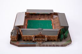 Aston Villa - Villa Park, Made circa 1986 by John Le Maitre using traditional modelling techniques