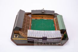 Wolverhampton Wanderers - Molineux, Made circa 1986 by John Le Maitre using traditional modelling
