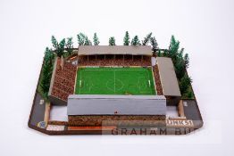 Shrewsbury - Gay Meadow, Made circa 1986 by John Le Maitre using traditional modelling techniques