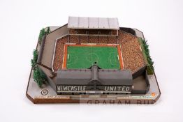 Newcastle Utd - St James' Park, Made circa 1986 by John Le Maitre using traditional modelling