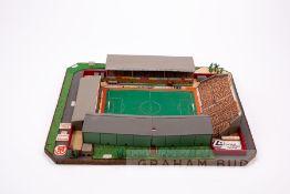 Swindon Town - The County Ground, Made circa 1986 by John Le Maitre using traditional modelling