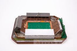 Fulham - Craven Cottage, Made circa 1986 by John Le Maitre using traditional modelling techniques