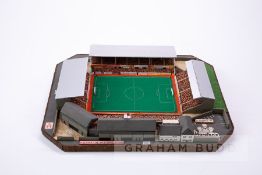 Wrexham - Racecourse Ground, Made circa 1986 by John Le Maitre using traditional modelling