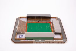 Tranmere Rovers - Prenton Park, Made circa 1986 by John Le Maitre using traditional modelling