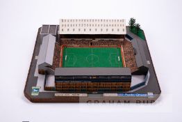 Ipswich Town - Portman Road, Made circa 1986 by John Le Maitre using traditional modelling
