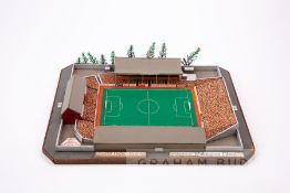 Doncaster Rovers - Belle Vue, Made circa 1986 by John Le Maitre using traditional modelling