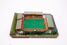 Lincoln City - Sincil Bank, Made circa 1986 by John Le Maitre using traditional modelling techniques