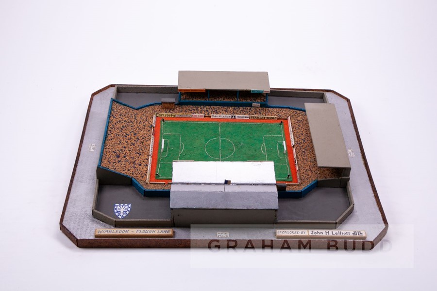 Wimbledon - Plough Lane, Made circa 1986 by John Le Maitre using traditional modelling techniques