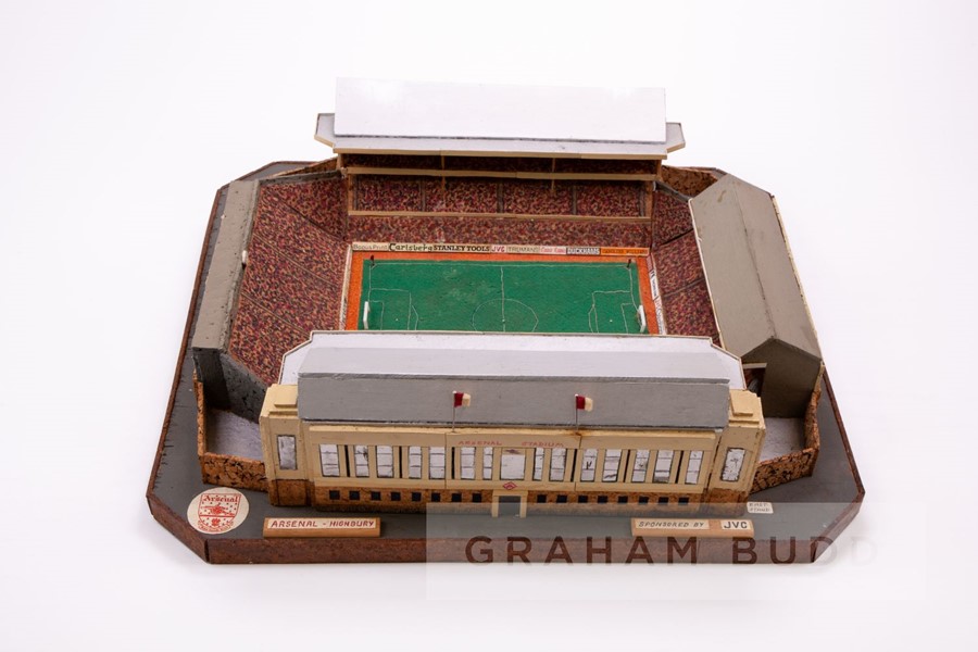 Arsenal - Highbury, Made circa 1986 by John Le Maitre using traditional modelling techniques and