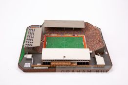 Burnley - Turf Moor, Made circa 1986 by John Le Maitre using traditional modelling techniques and