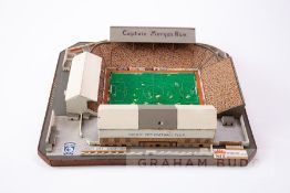 Cardiff - Ninian Park, Made circa 1986 by John Le Maitre using traditional modelling techniques