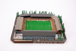 Bury - Gigg Lane, Made circa 1986 by John Le Maitre using traditional modelling techniques and