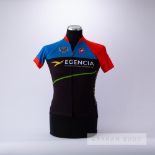 2007 orange, blue and black Castelli Egencia Seattle Racing Club Cycling race jersey, scarce,