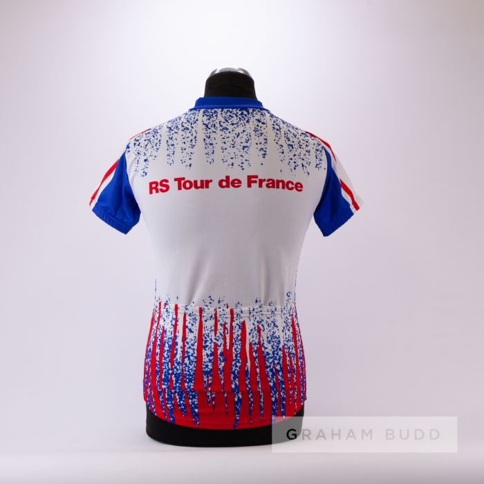 2000 white, red and blue Italian Biemme Radio Spares Tour de France Cycling race jersey,  scarce, - Image 2 of 4