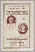 Souvenir edition of the West Bromwich Albion v Barnsley F.A. Cup Final programme played at Crystal