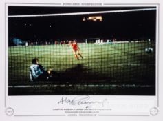 Liverpool's Alan Kennedy and Phil Neal signed limited edition photographs, three 16 by 12in. limited