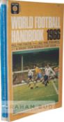 Legendary internationals signed World Football Handbook 1966 compiled by Brian Glanville, fine