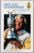 Multi signed 1987 Golf Open Championship programme, on 16th-19th July at Muirfield,  180-page